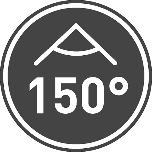 Угол свечения [⁰]: 150 