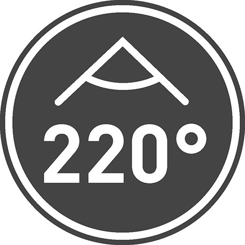 Угол свечения [⁰]: 220, 270 