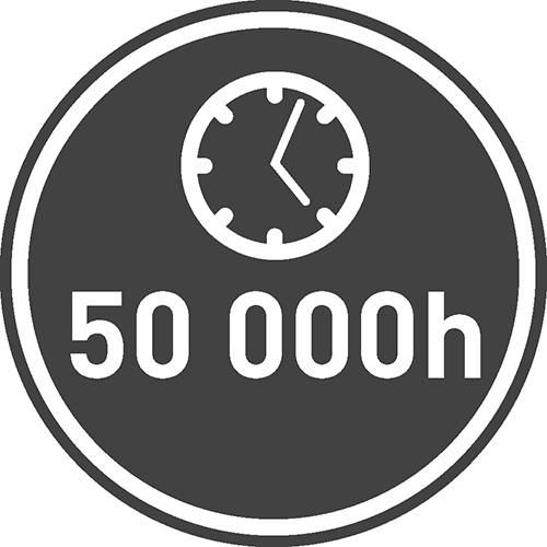 Средний срок службы [ч]: 50000 