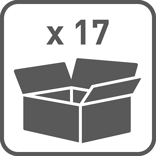 Количество в упаковке: 17 