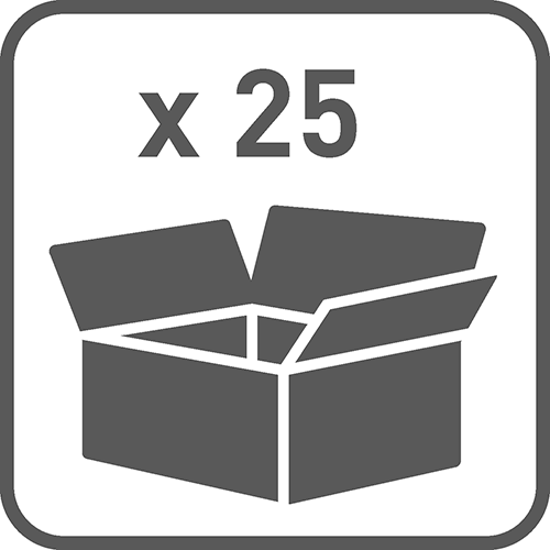 Количество в упаковке: 25 