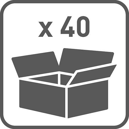 Количество в упаковке: 40 