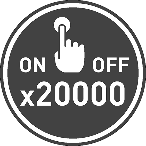 Число циклов вкл/выкл: 20000 